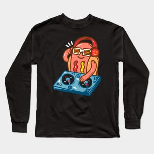 DJ Hotdog Long Sleeve T-Shirt